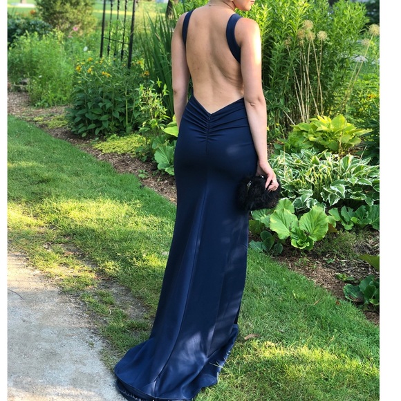 Portia and scarlet dress in navy blue - Picture 2 of 2